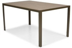 Stół ogrodowy aluminiowy MODENA 150 - Brązowy