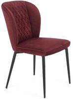 Krzesło tapicerowane typu uszak K399 - bordowy