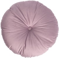 Okrągła poduszka welurowa OLIWIA 40 cm - pudrowy róż