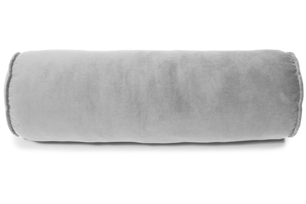 Dekoracyjna poduszka do salonu wałek 50 cm - szary