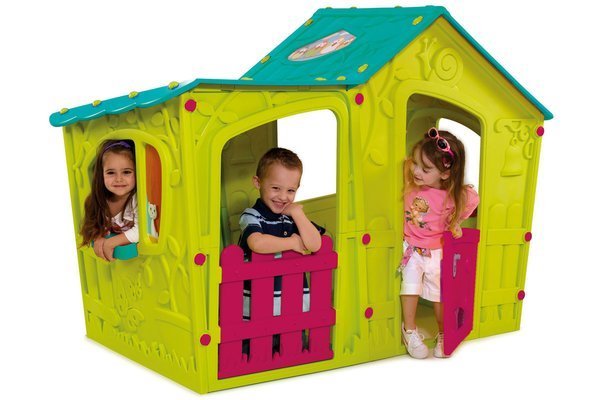 Plastikowy domek dla dzieci KETER Magic Villa House - zielony
