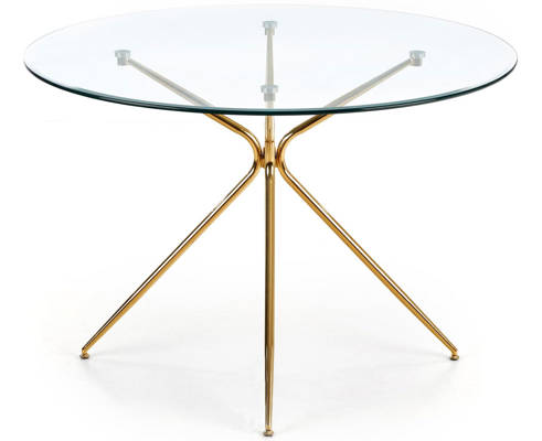 Stół okrągły glamour RONDO 110 cm 