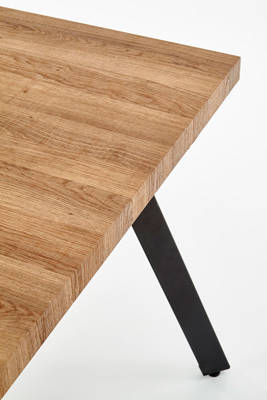 Stół z rozkładanym blatem 140-180 cm BERLIN - orzech