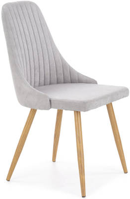 Uniwersalne krzesło tapicerowane - jasny szary